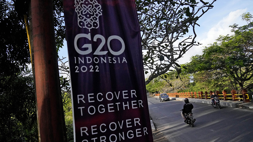 A G20 banner in Nusa Dua, Bali, Indonesia, July 7, 2022. /CFP