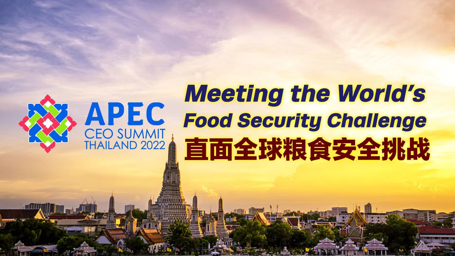Live: APEC CEO Summit on food security
