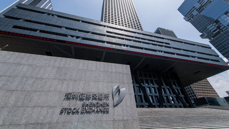 The Shenzhen Stock Exchange in Shenzhen, south China's Guangdong Province, August 24, 2020. /Xinhua