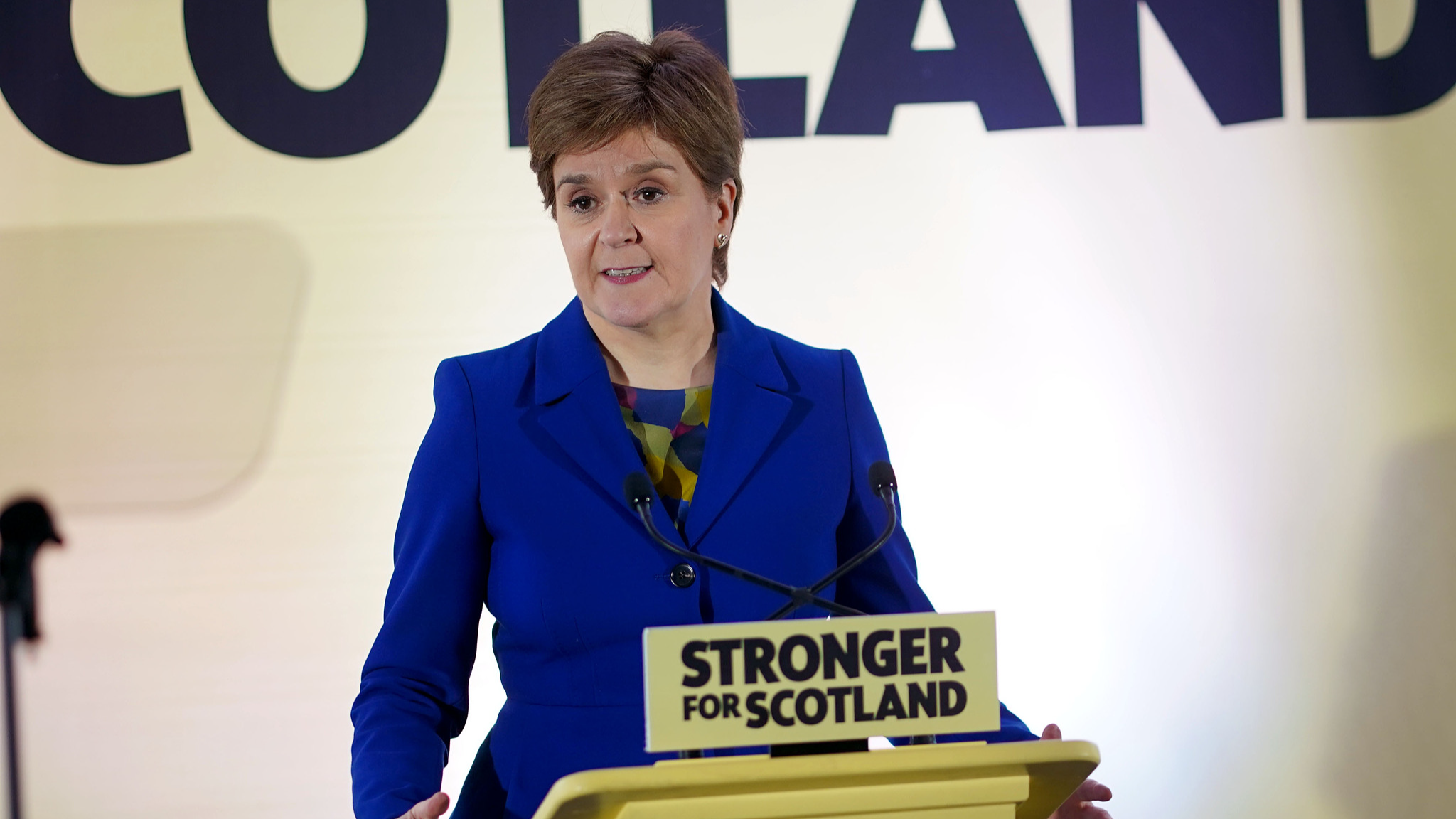 Scottish First Minister Nicola Sturgeon speaks after the ruling of the UK Supreme Court, Edinburgh, November 23, 2022. /CFP