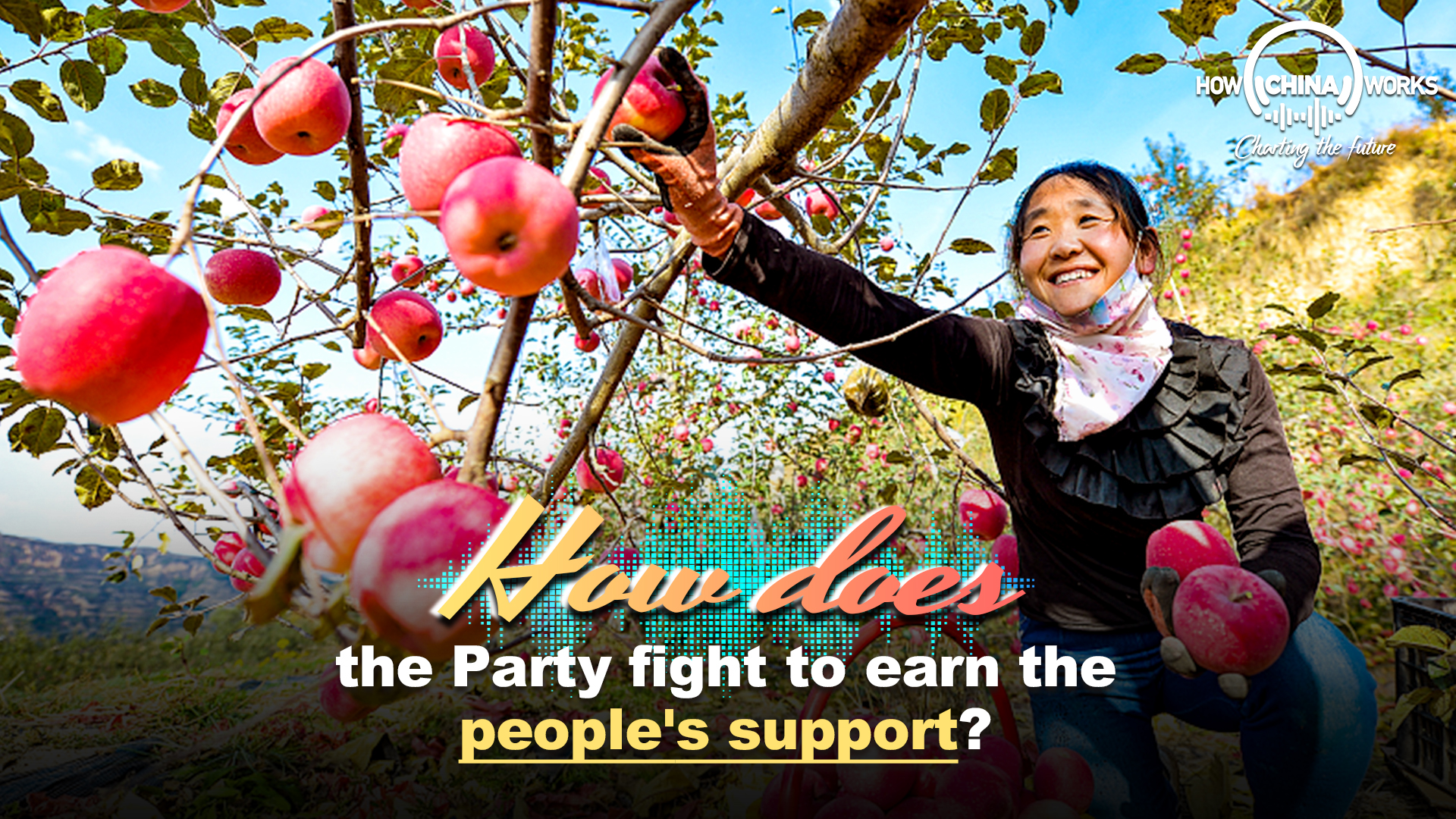  How does the Party fight to earn the people's support?