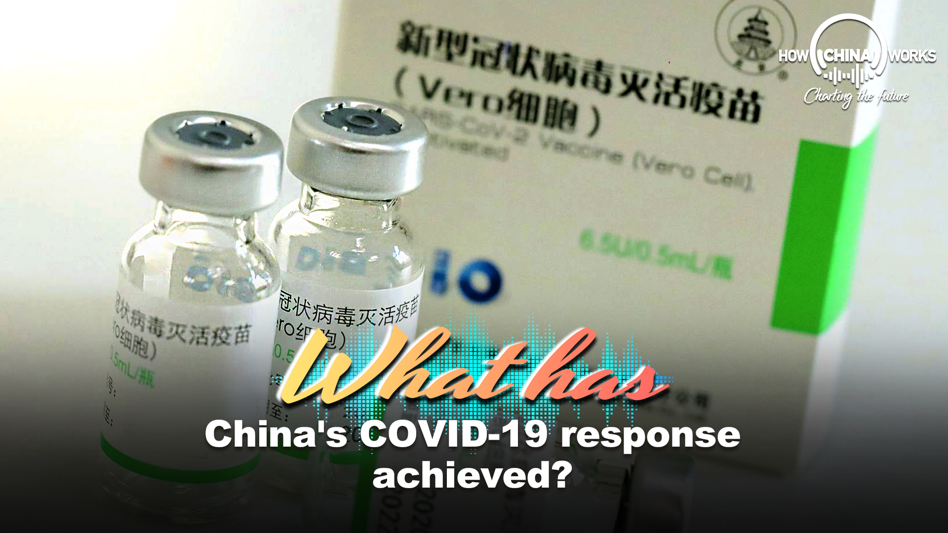 What has China's COVID-19 response achieved?