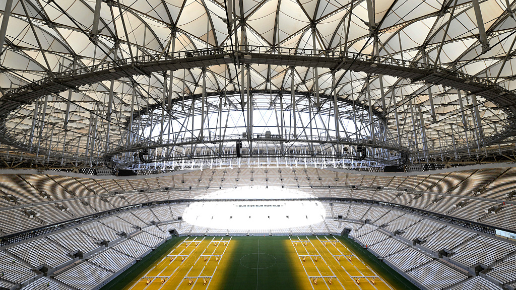 A general view inside Lusail Stadium in Lusail, Qatar, March 28, 2022. /CFP