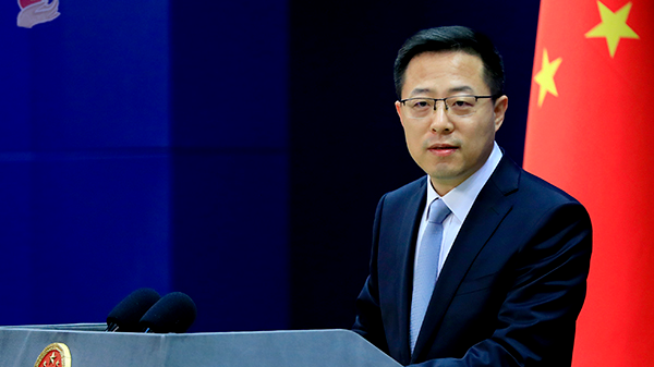 Chinese Foreign Ministry spokesperson Zhao Lijian at a regular press conference in Beijing, China, November 29, 2022. /Chinese Foreign Ministry