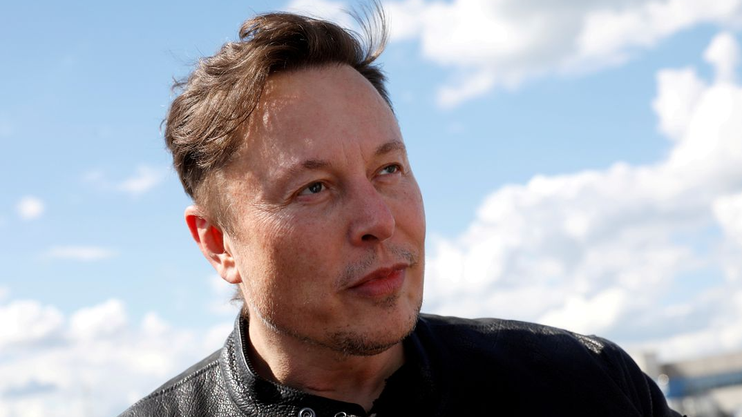 SpaceX founder and Tesla CEO Elon Musk looks on as he visits the construction site of Tesla's gigafactory in Gruenheide, near Berlin, Germany, May 17, 2021. /Reuters