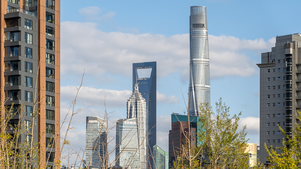 The skyline of Lujiazui financial center in Shanghai, China, October 12, 2022. /CFP