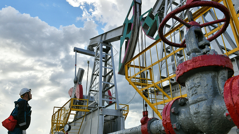 Oil production at the Romashkinskoye field, Almetyevsk, Tatarstan, Russia, July 27, 2022. /CFP 