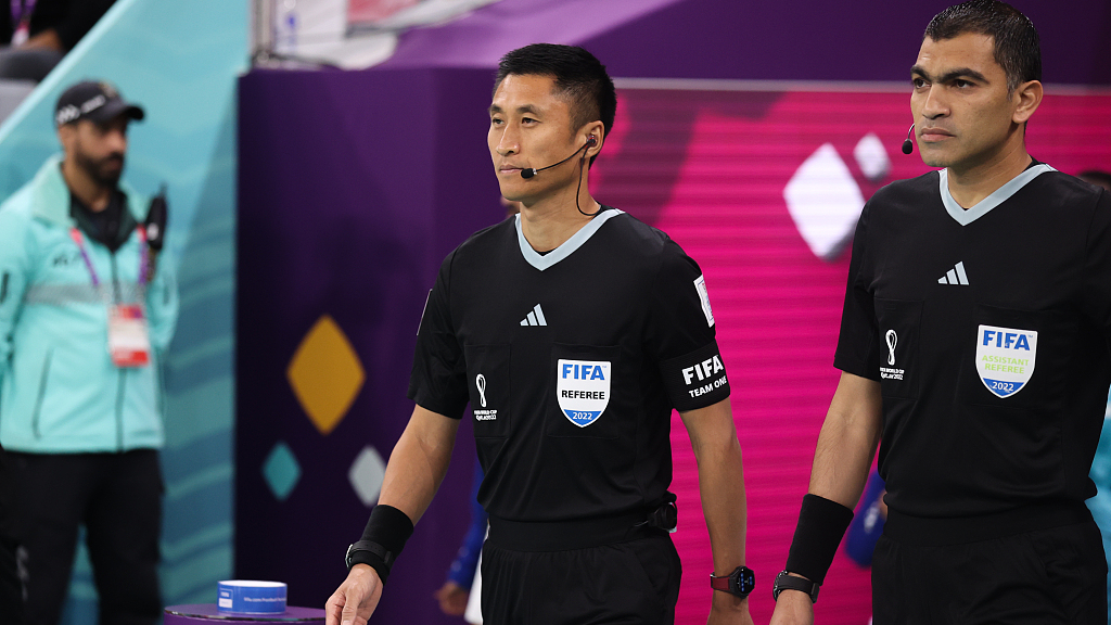 Ma is only the second Chinese referee to participate in the tournament after debuting in the 2002 World Cup 20 years ago. /CFP