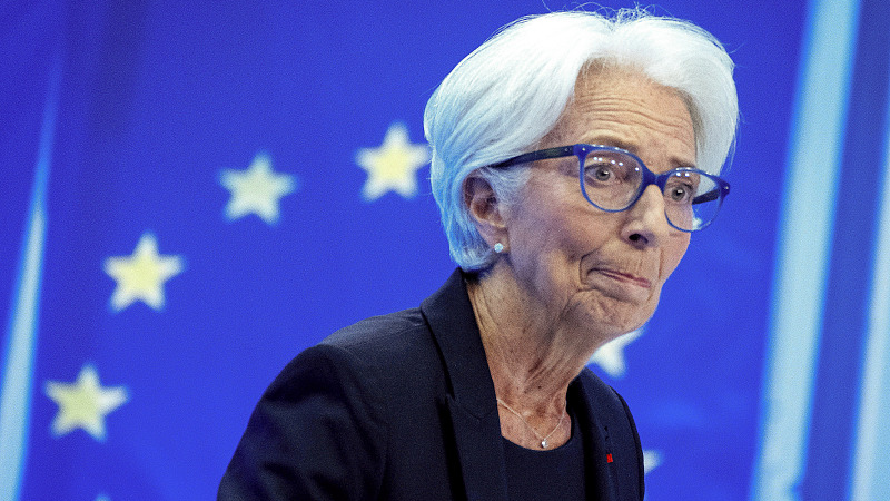 Christine Lagarde, president of the European Central Bank, listens during a news conference in Frankfurt, Germany, July 21, 2022. /CFP