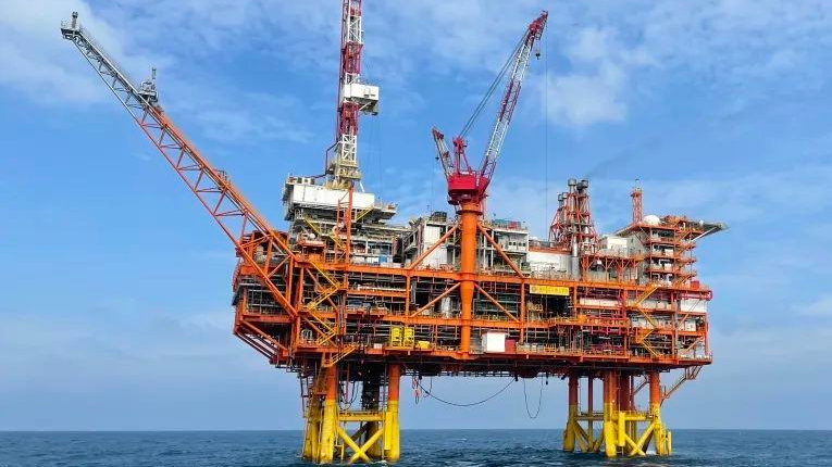 The Enping 15-1 platform is put into operation in the Pearl River Mouth Basin in south China's Guangdong Province on December 7, 2022. /CNOOC