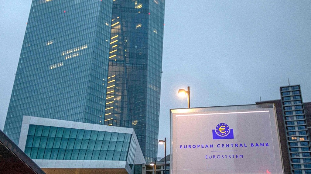 The European Central Bank building in Frankfurt, Germany, February 3, 2022. /CFP