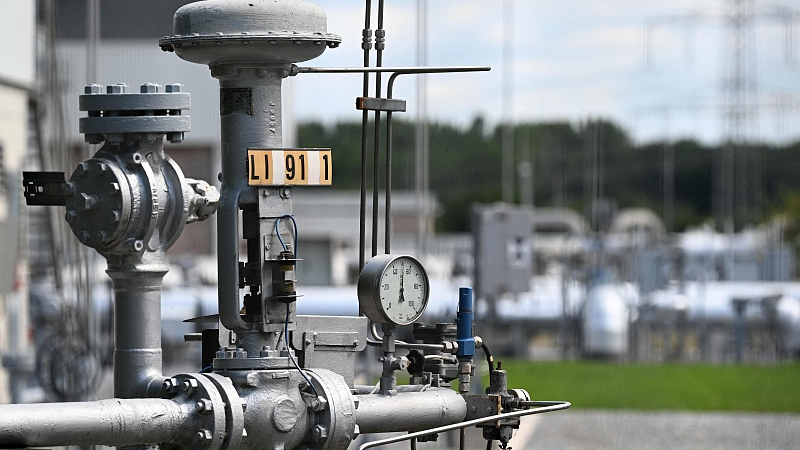 A pressure gauge for gas lines at Open Grid Europe, one of Europe's largest gas transmission system operators, in Werne, Germany, July 15, 2022. /CFP