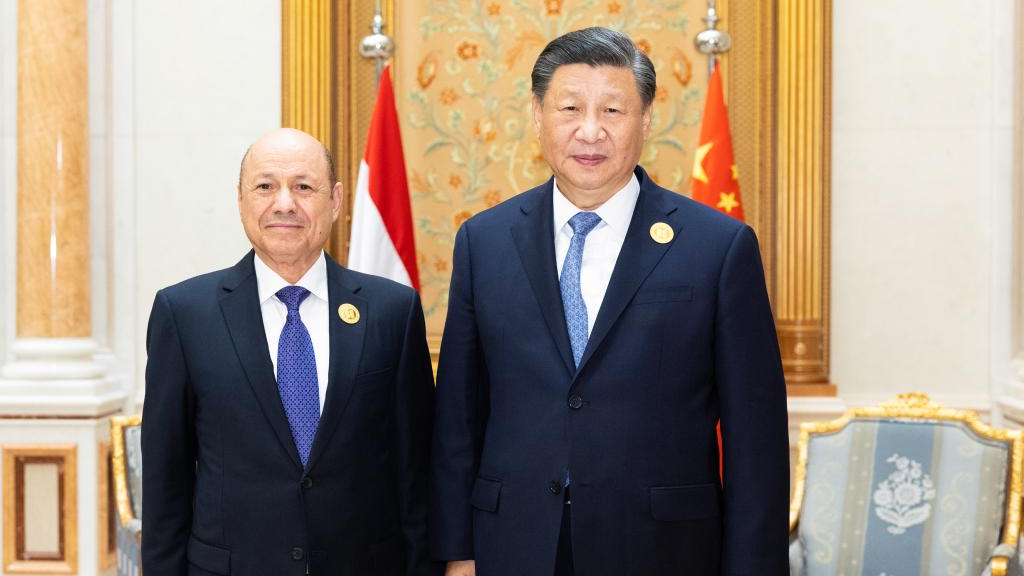 Xi meets chairman of presidential leadership council of Yemen