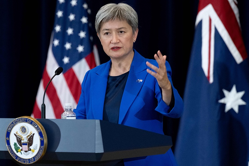 Australian Foreign Minister Penny Wong speaks during a press conference during the 32nd annual Australia-U.S. Ministerial (AUSMIN) consultations at the State Department in Washington, D.C., December 6, 2022. /CFP