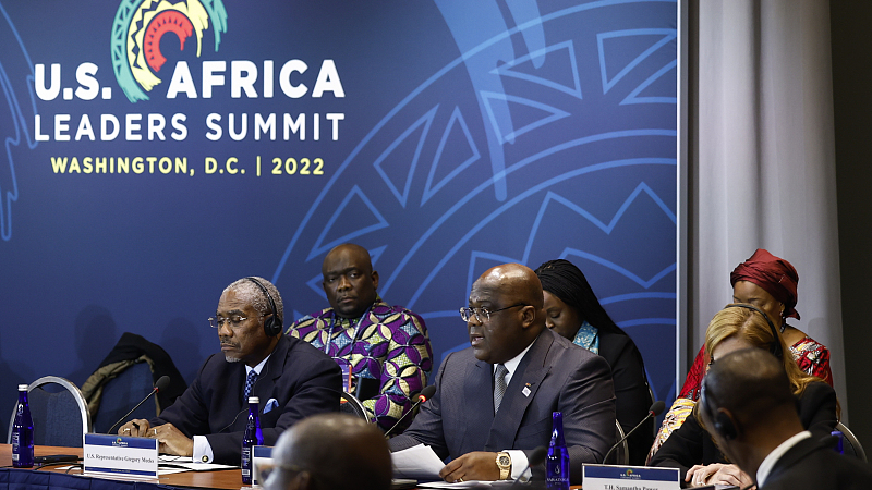 Democratic Republic of the Congo President Felix Tshisekedi addresses the U.S.-Africa Leaders Summit in Washington, D.C., U.S., December 13, 2022. /CFP