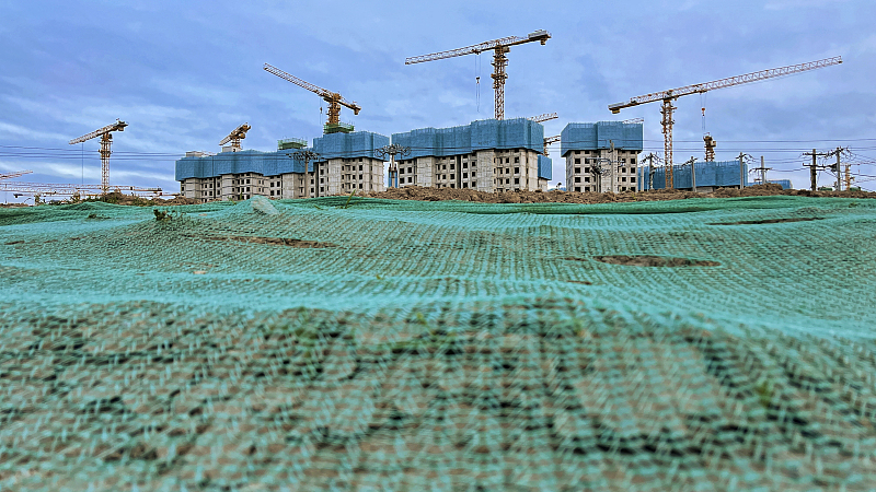 A property construction site in Beijing, September 2, 2022./CFP 