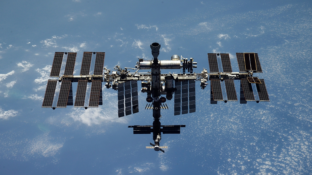 The International Space Station during its fly on December 15, 2022. /CFP