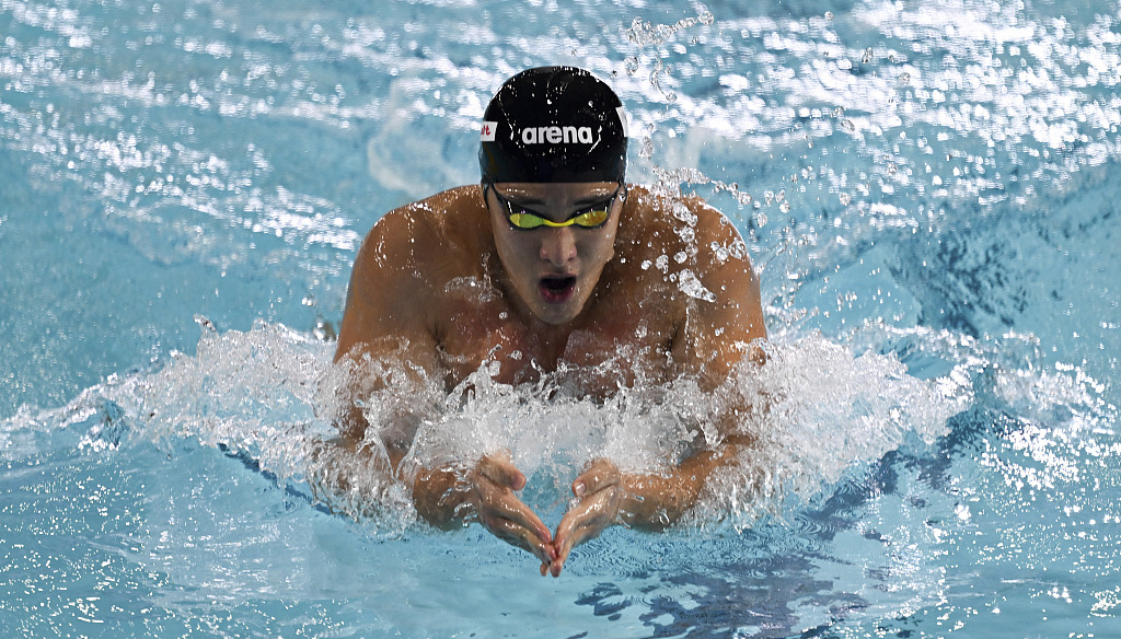 Daiya Seto of Japan swims during the men's 400m IM final of the World Short-course (25m) Championships in Melbourne, Australia, December 17, 2022. /CFP 