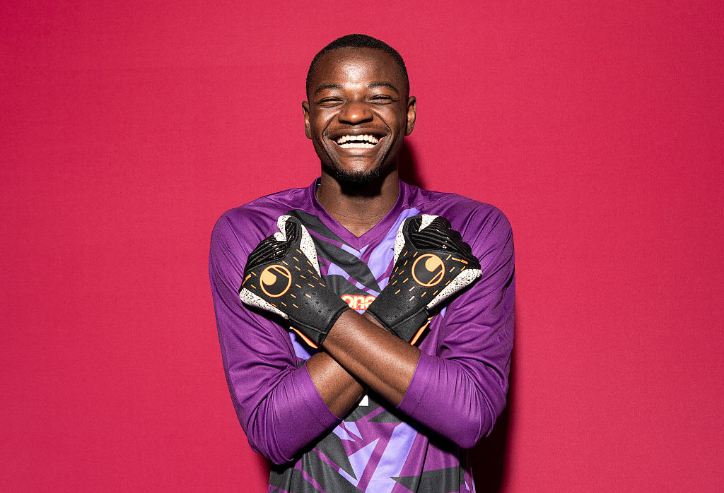 Simon Ngapandouetnbu of Cameroon poses during an official portrait-shooting session in Doha, Qatar, November 20, 2022. /CFP 