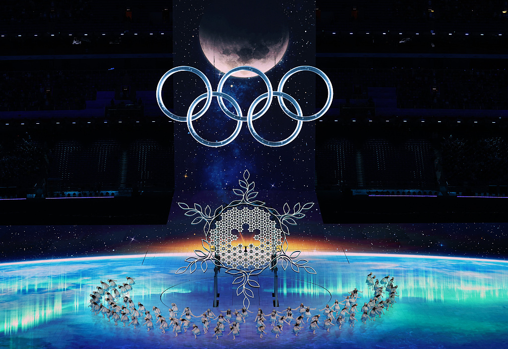 The opening ceremony of the 2022 Winter Olympic Games at the Beijing National Stadium in Beijing, February 4, 2022. /CFP