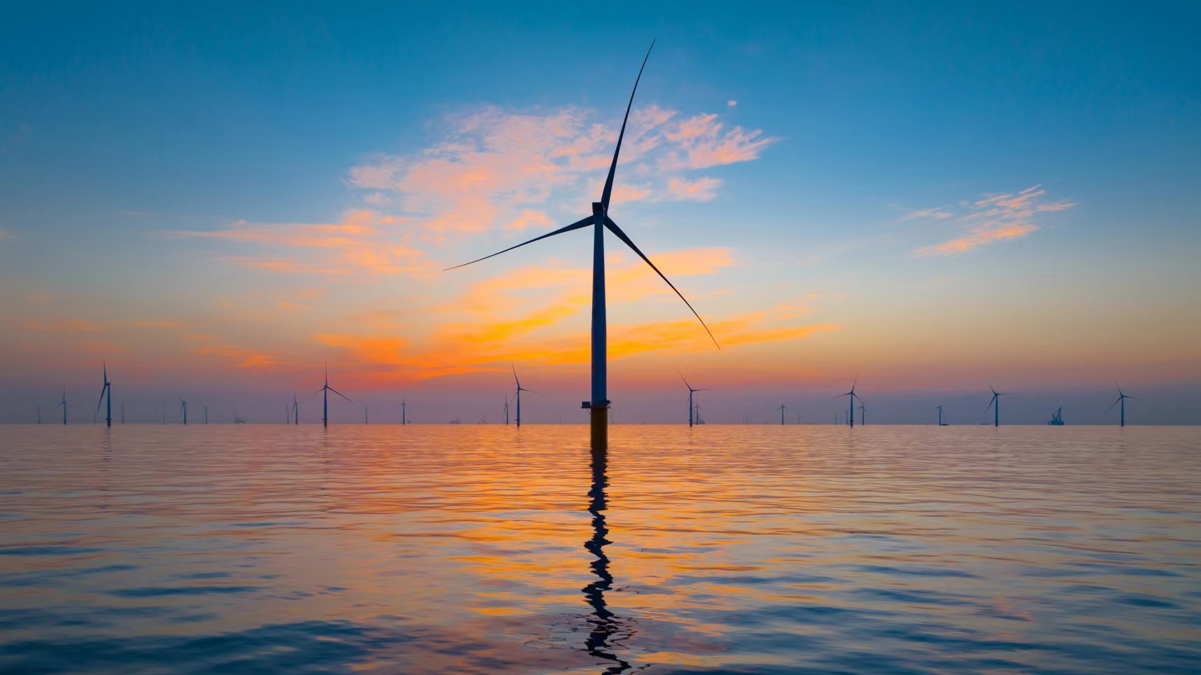 China's largest offshore wind power project achieving grid parity begins operation in Shanwei City, south China's Guangdong Province, December 20, 2022. /CGN