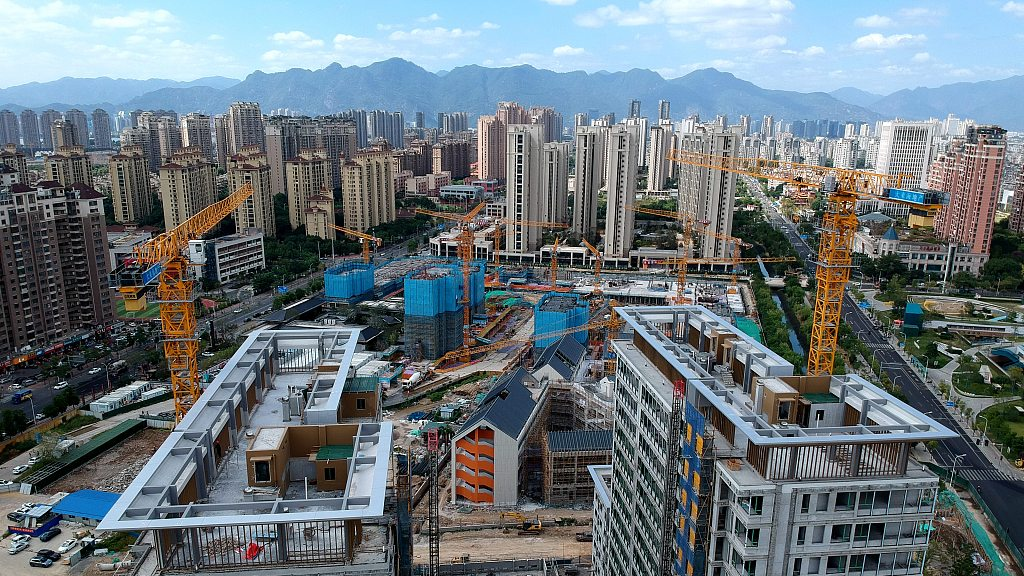 A construction site in Fuzhou, China, October 19, 2022. /CFP