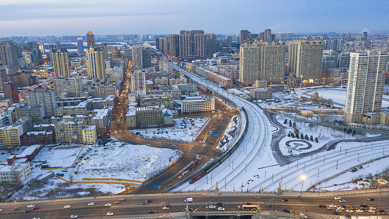 Live: Views of Harbin's traffic hub, Jihong Bridge - Ep. 2