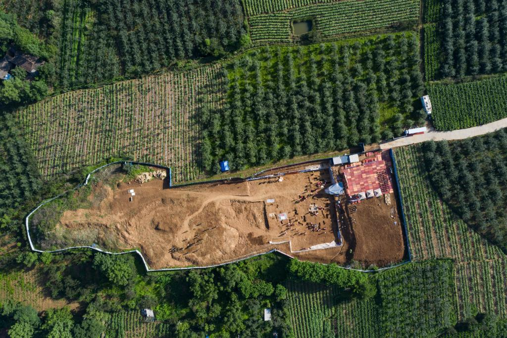 The Laolongtou Tomb site in Yanyuan County, southwest China's Sichuan Province, June 19, 2022. /Xinhua