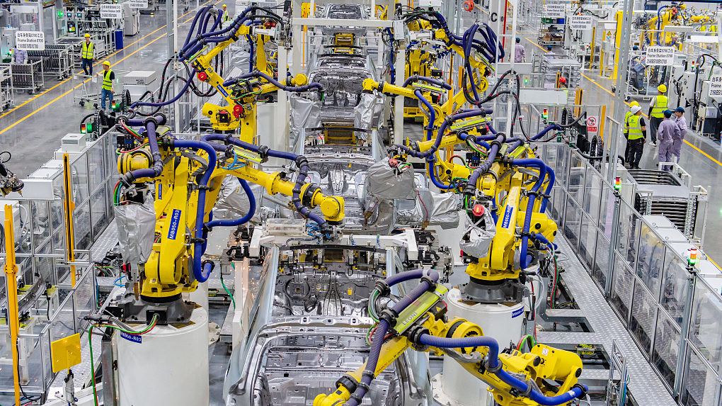 An auto plant in southwest China's Chongqing City, July 19, 2022. /CFP