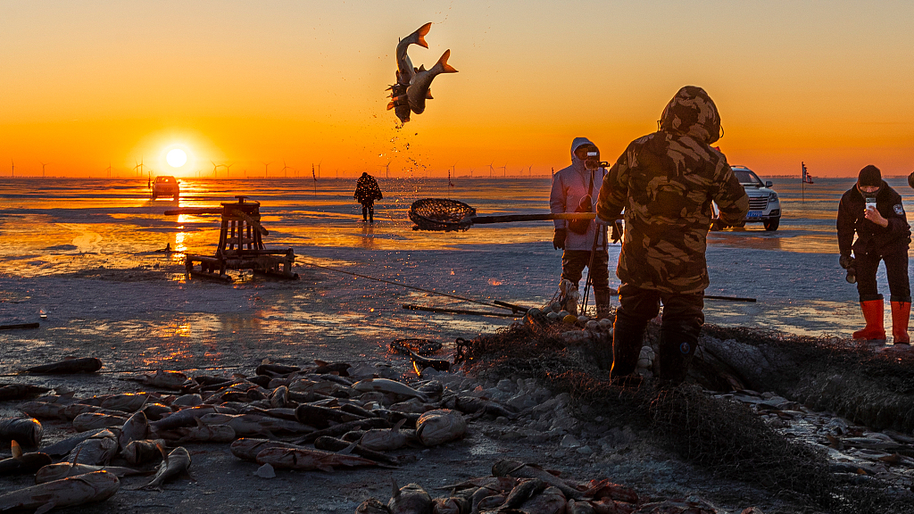 Live: Explore ice fishing season at Chagan Lake