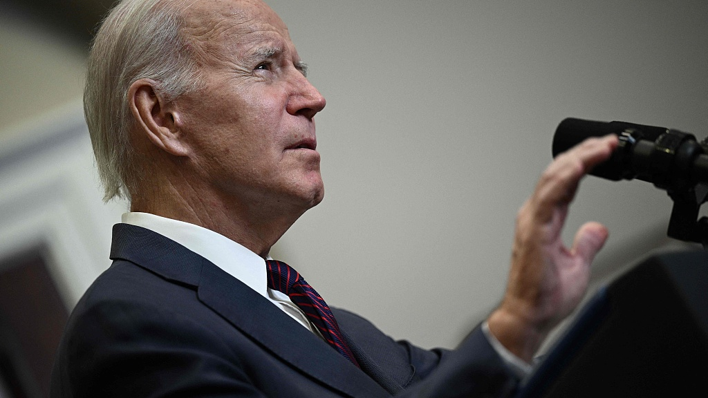 U.S. President Joe Biden delivers a speech in the Roosevelt Room of the White House in Washington, D.C., U.S., December 13, 2022. /CFP