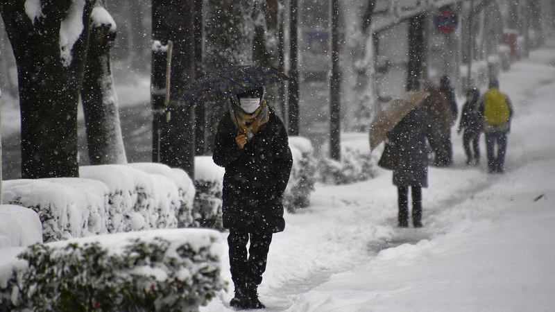 The central Japanese city of Kanazawa in Ishikawa Prefecture is blanketed with snow, December 23, 2022. /CFP