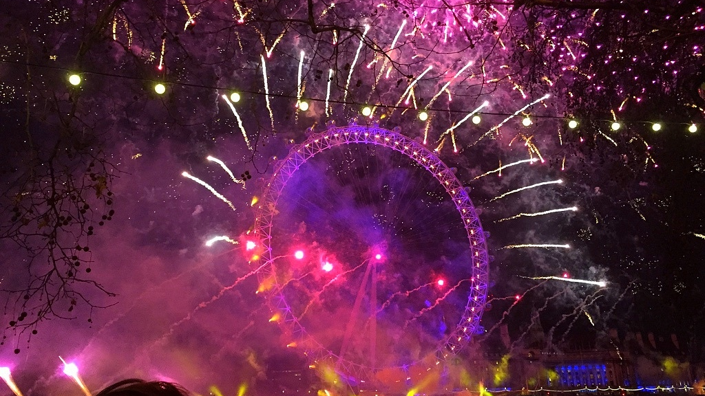Live: Fireworks display over London's River Thames as the UK welcomes 2023