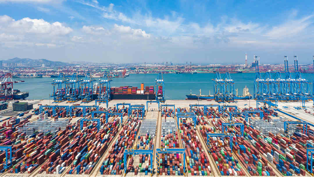 File of Qingdao port in east China's Shandong Province. /CFP