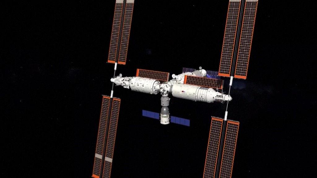 An illustration of China's space station. /China Manned Space