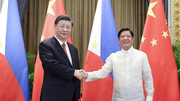 Chinese President Xi Jinping meets with Philippine President Ferdinand Romualdez Marcos in Bangkok, Thailand, November 17, 2022.  /Ministry of Foreign Affairs, China