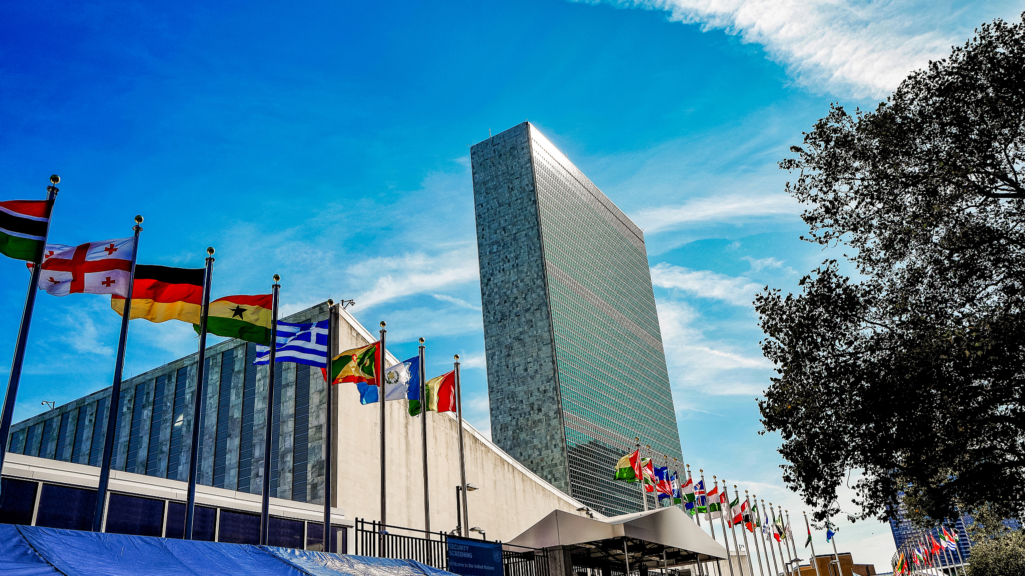 A view of the UN headquarters in New York, U.S. /CFP