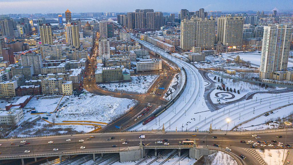 Live: Views of Harbin's traffic hub, Jihong Bridge - Ep. 6