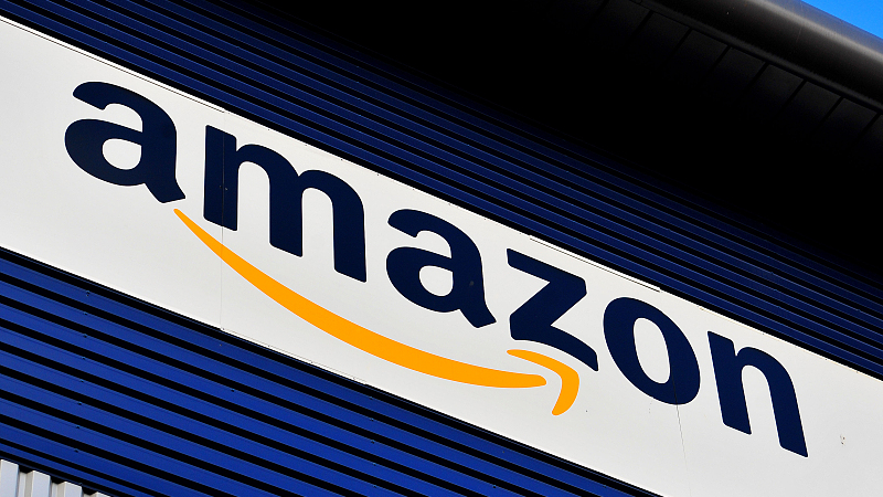 An Amazon sign in London, UK, November 15, 2022. /CFP 