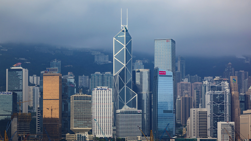  Skyline of Hong Kong, China. /CFP
