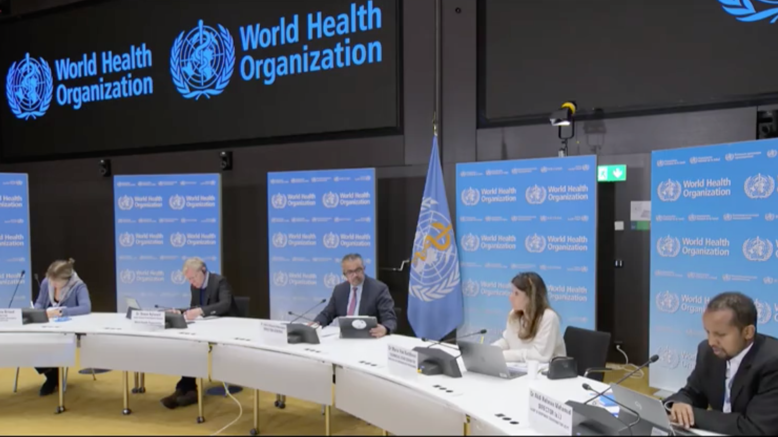 The WHO hosts a media brief online and talks about the information it obtained from China through recent meetings on January 4, 2023. /WHO