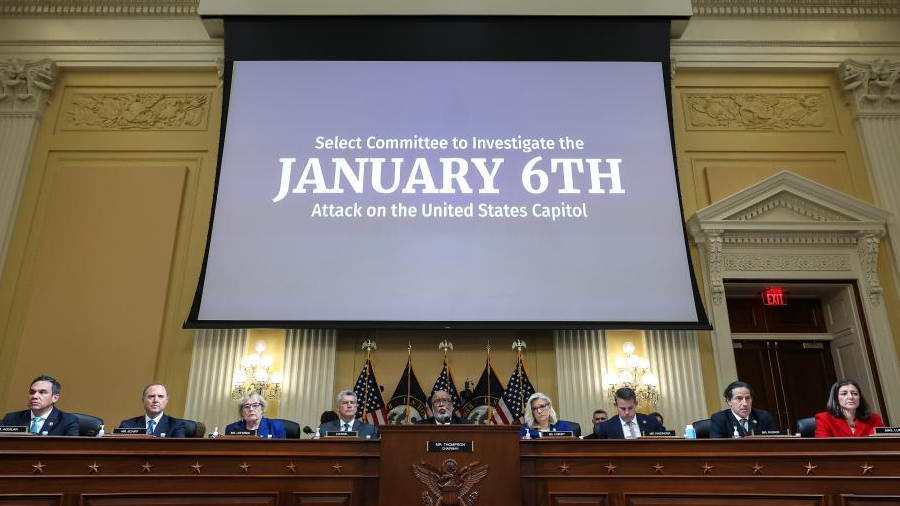 A public hearing of the U.S. House Select Committee to investigate the January 6th attack on the U.S. Capitol, October 13, 2022. /Xinhua
