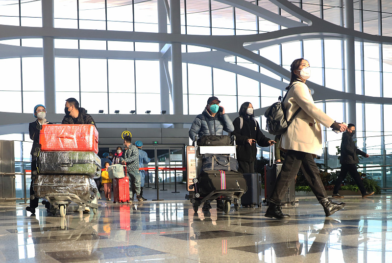 A picture of Beijing Daxing International Airport in Beijing, China, December 8, 2022. /CFP