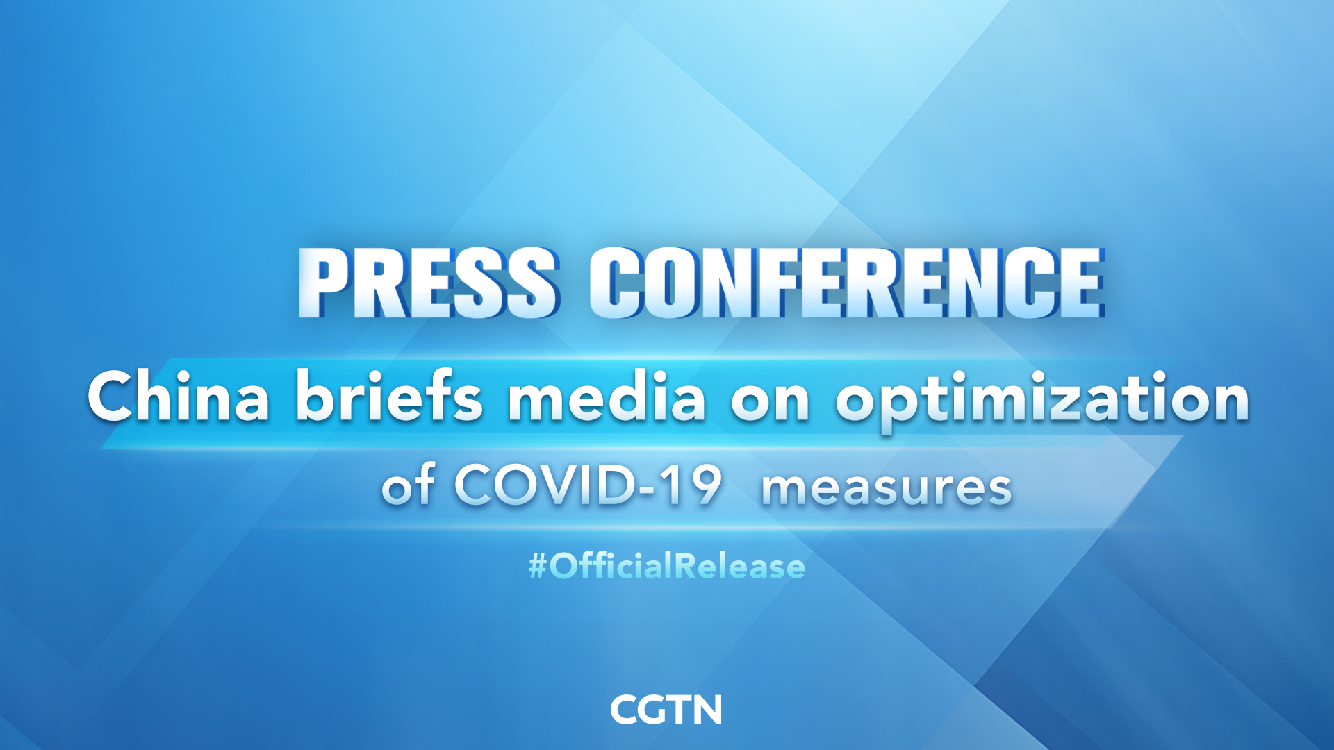Live: China briefs media on optimization of COVID-19 measures