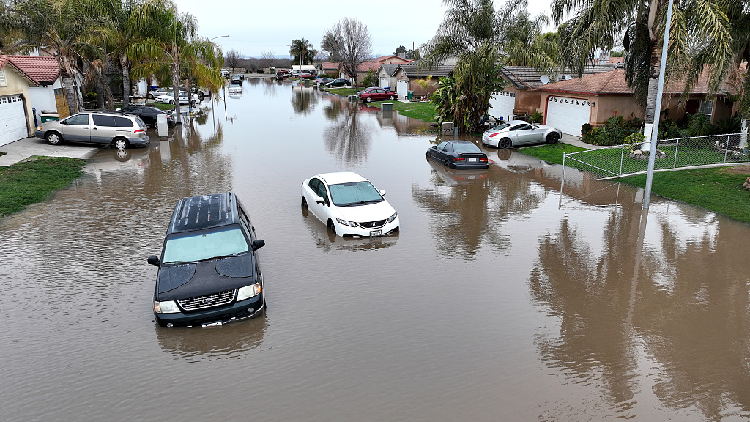 String of storms slams California, arousing worries of climate change ...