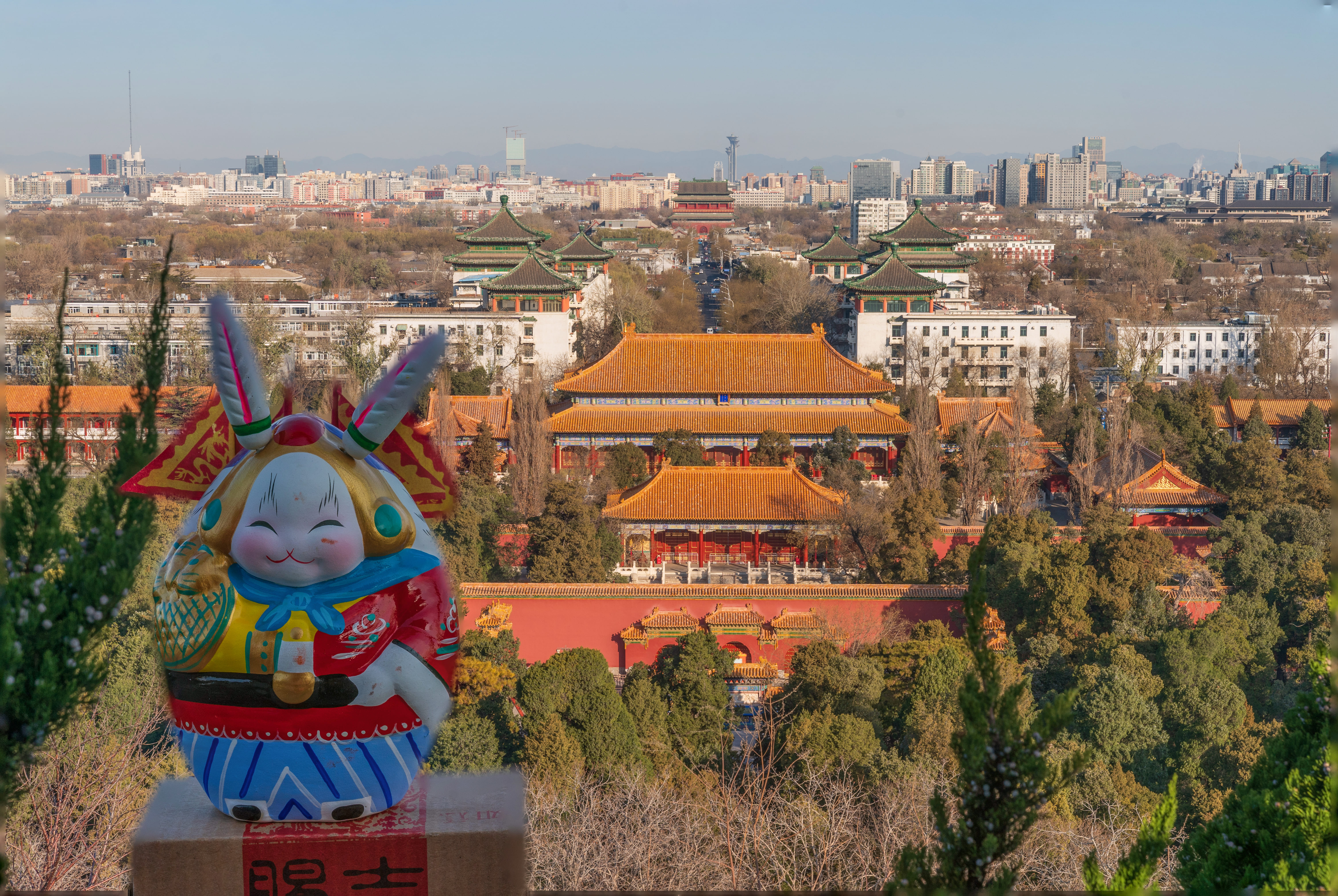 Lord Rabbit with Beijing Zhongzhou Road, China. Qu Bo/CGTN
