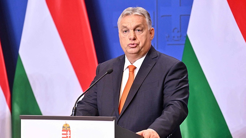 Hungarian Prime Minister Viktor Orban addresses an annual press conference in Budapest, Hungary, December 21, 2022. /CFP
