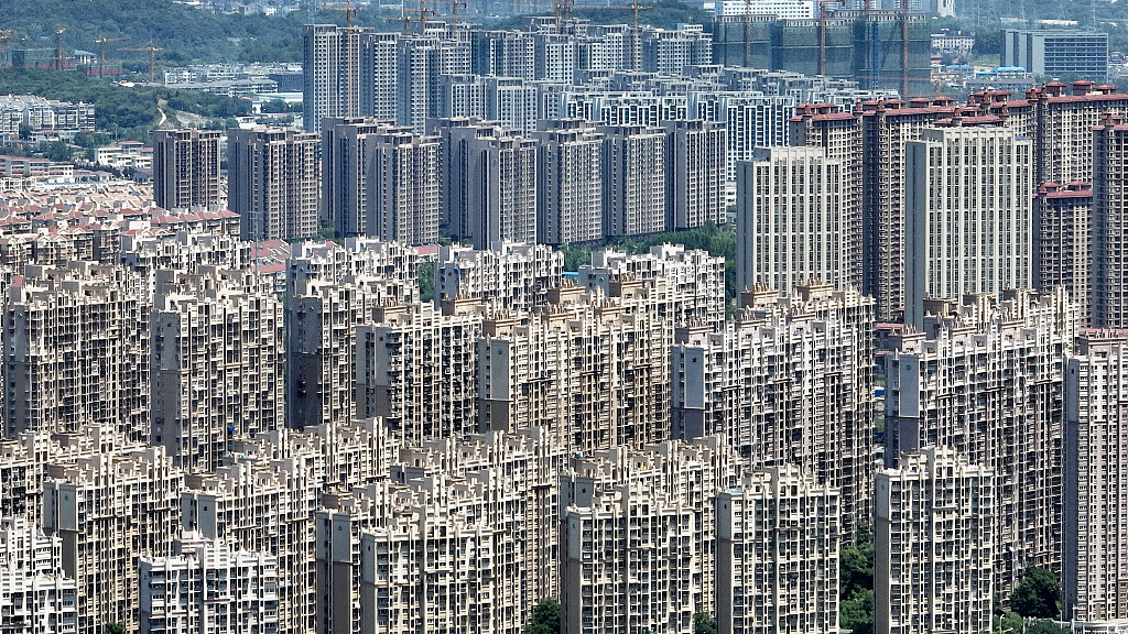 High-rise buildings in Nanjing City, Jiangsu Province, China, May 5, 2022. /CFP