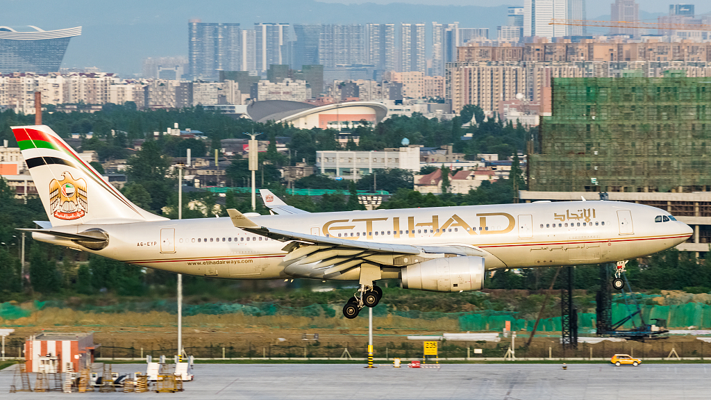 An airliner of Etihad Airways, the national airline of the United Arab Emirates. /CFP