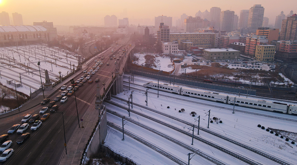 Live: Views of Harbin's traffic hub, Jihong Bridge - Ep. 7